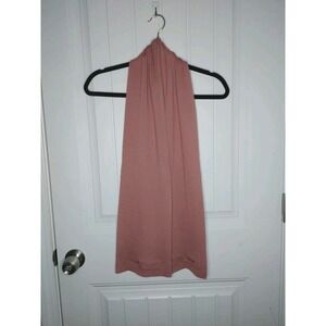 Womens Harley Davidson Knit Scarf Pink Authentic 58" Embroidered Sparkly